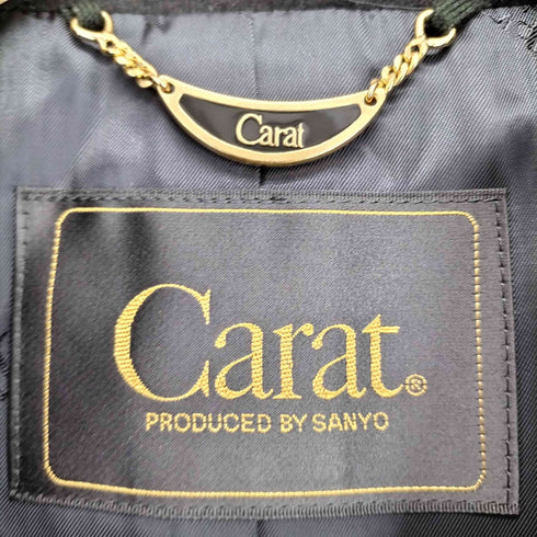 サンヨー SANYO Carat pure cashmere カシミヤ100% 比翼ステンカラーコート レディース JPN:7号