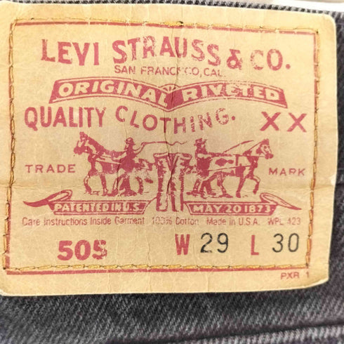 リーバイス Levis 90S USA製 ボタン裏刻印650 505 RELAXED FIT レギュラーストレート デニム パンツ メンズ W29L30