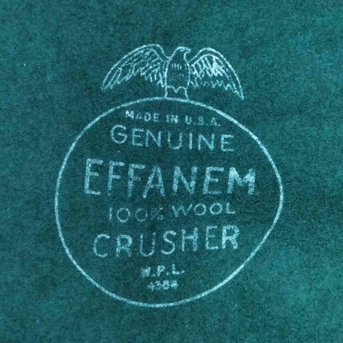 EFFANEM USA製 CRUSHER HAT クラッシャー ハット メンズ
