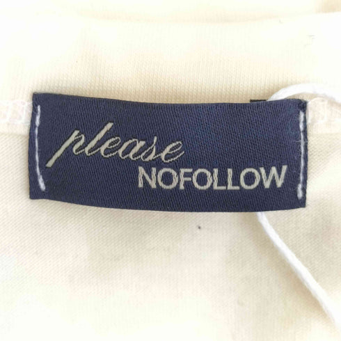 PLEASENOFOLLOW SIA ボタンシャーリング半袖 トップ レディース FREE