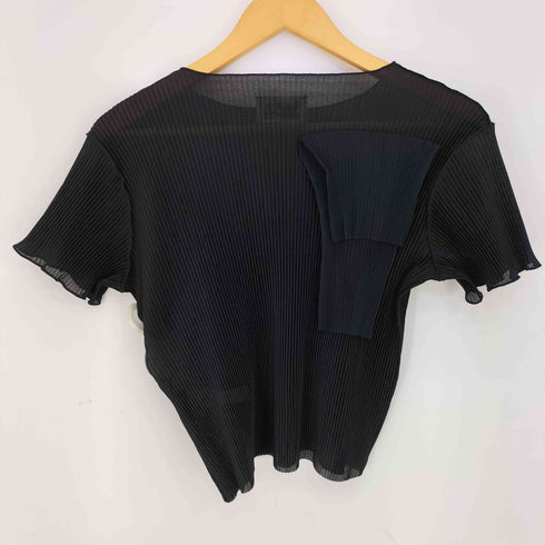 トゥードゥーコトハヨコザワ todo kotoha yokozawa 25ss 別注 SHEER SHORT SLEEVE TOP レディース