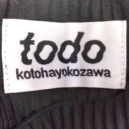 トゥードゥーコトハヨコザワ todo kotoha yokozawa 25ss 別注 SHEER SHORT SLEEVE TOP レディース