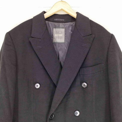 rizzare uomo カシミヤ100 ダブル チェスターコート メンズ 48