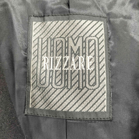 rizzare uomo カシミヤ100 ダブル チェスターコート メンズ 48