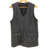 otello pelle 90s フラップポケット レザーベスト メンズ import:M
