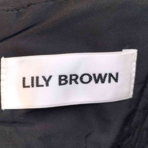 リリーブラウン Lily Brown リリーブラウン レースアップタフタスカート レディース JPN:0