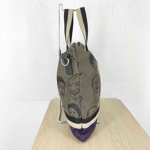 ジャックゴム JACK GOMME フェイス プリント 2WAY ショルダートートバッグ レディース