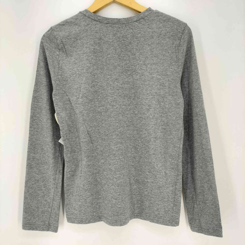 ATTISESSION フラワーモチーフ ホール ロングスリーブ Tシャツ レディース