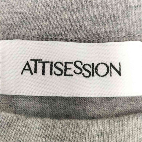 ATTISESSION フラワーモチーフ ホール ロングスリーブ Tシャツ レディース