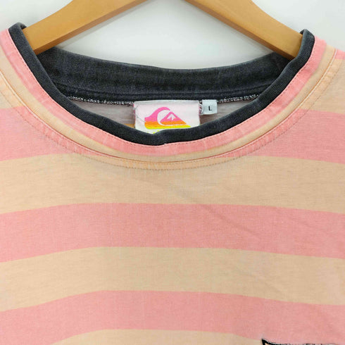 クイックシルバー Quiksilver 80s-90s トリム リンガー ボーダー Tシャツ メンズ import:L