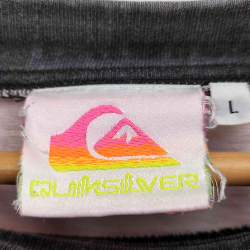クイックシルバー Quiksilver 80s-90s トリム リンガー ボーダー Tシャツ メンズ import:L