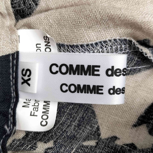 コムデギャルソンコムデギャルソン COMME des GARCONS COMME des GARCONS 15ss リネン ドットスター プリントスカート レディース JPN:XS