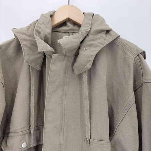 ents. エンツ シルクダックフーデッドカバーオール メンズ 4
