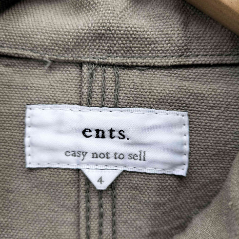 ents. エンツ シルクダックフーデッドカバーオール メンズ 4