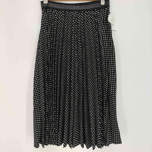 コーチ COACH Micro Dot Pleated Skirt マイクロ ドット プリーツ スカート レディース 0