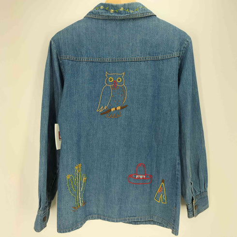 ジェーシーペニー JC Penney 70S BOYS 刺繍 デニム シャツ メンズ import:XL