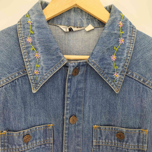 ジェーシーペニー JC Penney 70S BOYS 刺繍 デニム シャツ メンズ import:XL