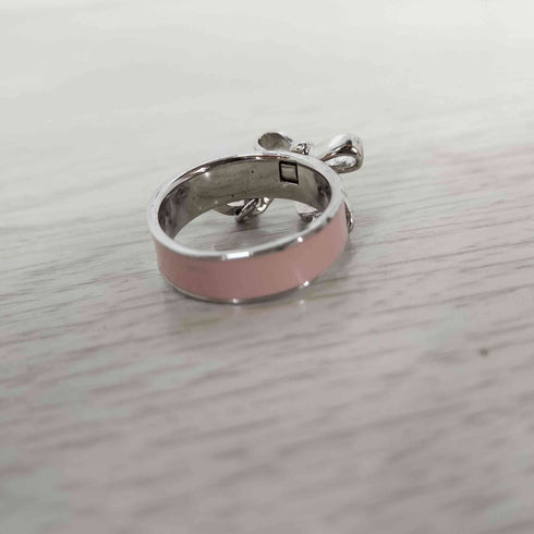 ディオール Dior CDロゴ リボンデザイン リング レディース 11号