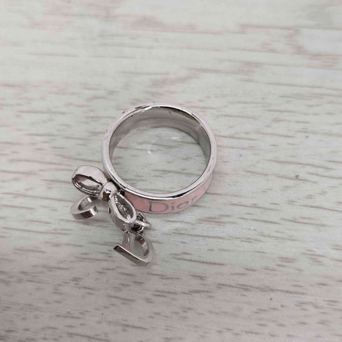 ディオール Dior CDロゴ リボンデザイン リング レディース 11号