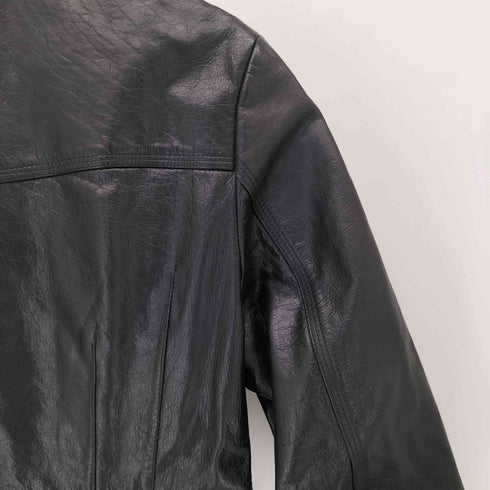 スピックアンドスパン Spick and Span レザー トラッカージャケット レディース