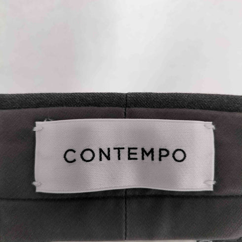 ヤエカコンテンポ YAECA CONTEMPO ノータック スラックスパンツ レディース