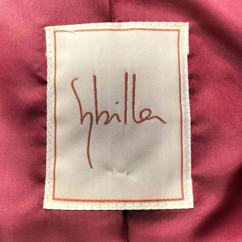シビラ Sybilla オープンカラー ウール ジャケット スカート セットアップ レディース L