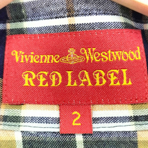 ヴィヴィアンウエストウッドレッドレーベル Vivienne Westwood RED LABEL 変形シャツブラウス レディース JPN:2