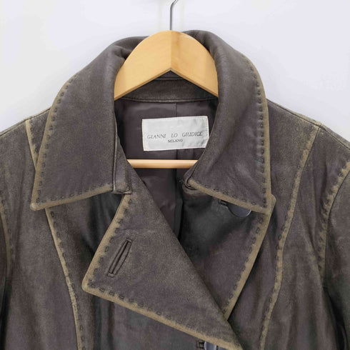 GIANNI LO GIUDICE ラムレザージャケット メンズ US:40