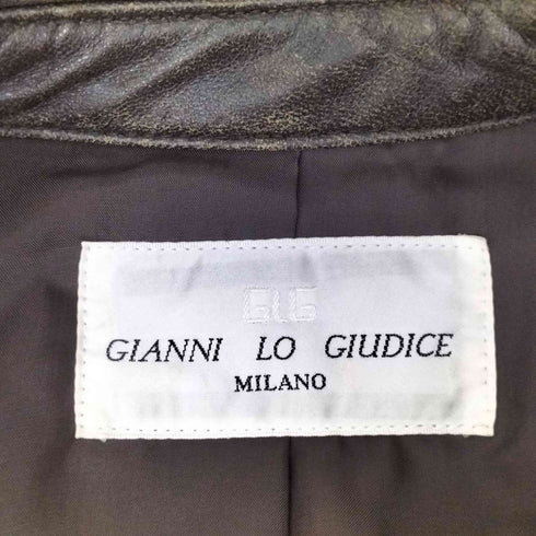 GIANNI LO GIUDICE ラムレザージャケット メンズ US:40