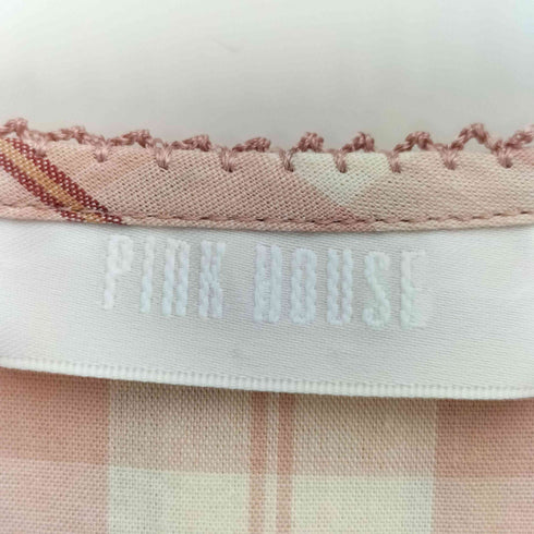 ピンクハウス PINK HOUSE 24SS エプロン付きオリジナルチェックワンピース レディース