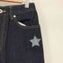 ダブルスタンダードクロージング DOUBLE STANDARD CLOTHING 星柄 ワイド 七分丈 デニム レディース JPN:M