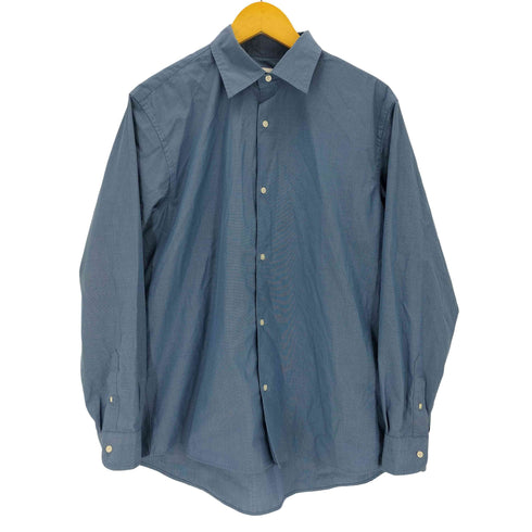 ウィムバイリドム WYM LIDNM MICRO SPAN BASIC DRESS SHIRT ベーシックドレスシャツ メンズ L