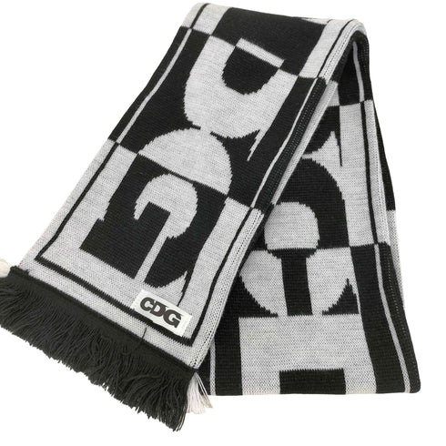 シーディージーコムデギャルソン CDG COMME des GARCONS CDGロゴ フリンジマフラー メンズ