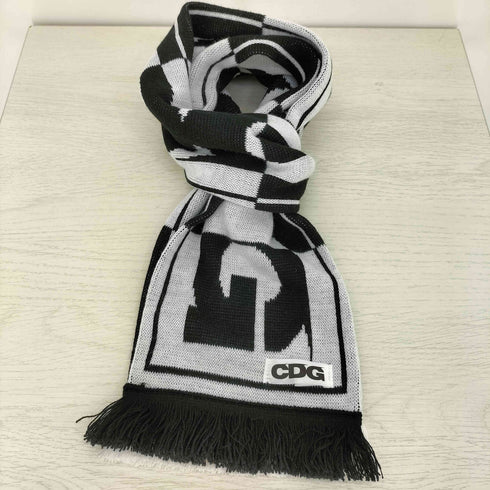 シーディージーコムデギャルソン CDG COMME des GARCONS CDGロゴ フリンジマフラー メンズ