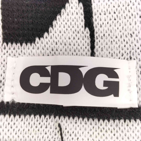 シーディージーコムデギャルソン CDG COMME des GARCONS CDGロゴ フリンジマフラー メンズ