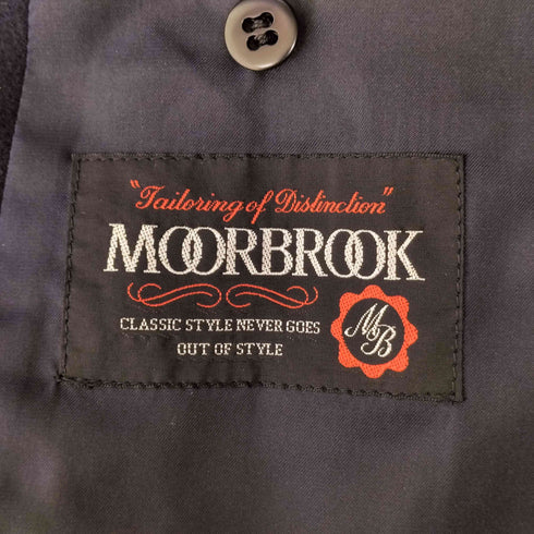 MOORBROOK ウール ダブル 金釦 紺 ブレザー メンズ 5