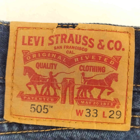 リーバイス Levis 505 ORIGINAL STRAIGHT FIT オリジナル ストレート デニム パンツ メンズ W33L29