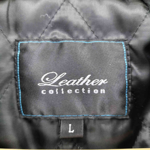 LEATHER COLLECTION ラムレザー A-2 フライトジャケット メンズ import:L