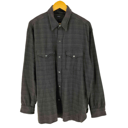 ナナミカ nanamica REGULAR COLLAR WOOL PLAID SHIRT レギュラー カラー ウール プライド シャツ メンズ L