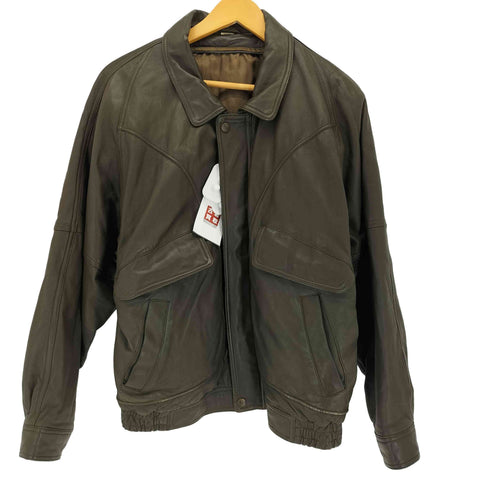 Genuine Leather 羊革 ラムレザージャケット メンズ JPN:L