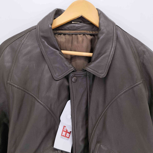 Genuine Leather 羊革 ラムレザージャケット メンズ JPN:L