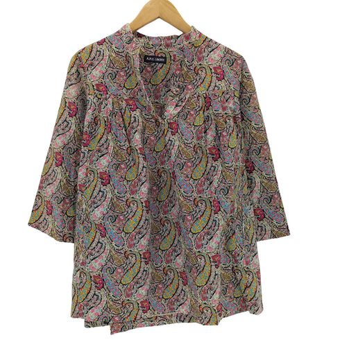 アーペーセー A.P.C. マルチカラー ペイズリースキッパーブラウス レディース S
