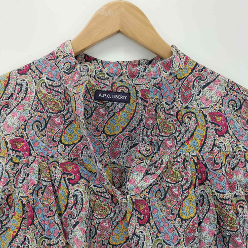 アーペーセー A.P.C. マルチカラー ペイズリースキッパーブラウス レディース S