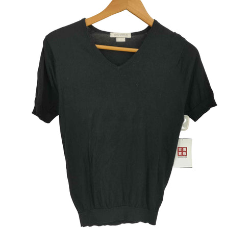 ジョンスメドレー JOHN SMEDLEY イングランド製 Vネック半袖ニット レディース import:S