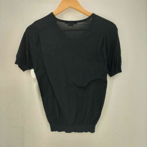 ジョンスメドレー JOHN SMEDLEY イングランド製 Vネック半袖ニット レディース import:S