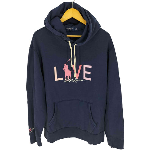 ラルフローレン RALPH LAUREN PINK PONY プリントプルオーバーパーカー レディース JPN:XL