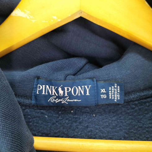 ラルフローレン RALPH LAUREN PINK PONY プリントプルオーバーパーカー レディース JPN:XL