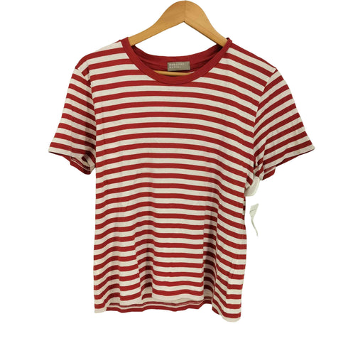 マーガレットハウエル MARGARET HOWELL クルーネック ボーダー 半袖Tシャツ レディース JPN:2
