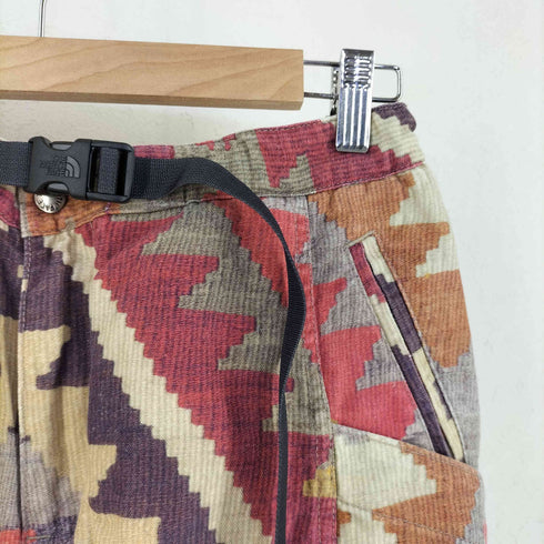 ノースフェイスパープルレーベル THE NORTH FACE PURPLE LABEL USA製 リネン ネイティブ柄 クライミング ショート パンツ メンズ 32