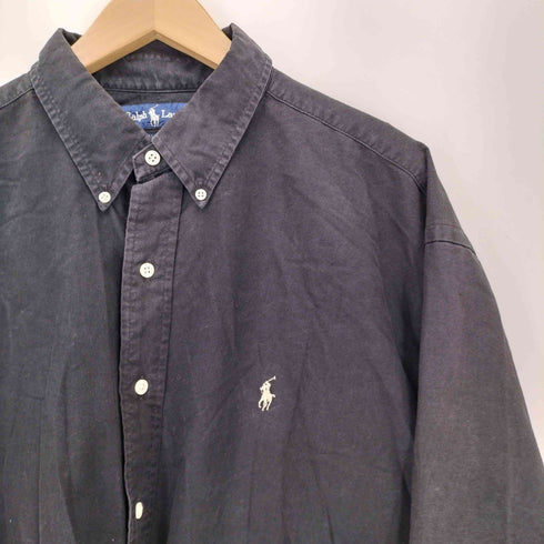 ラルフローレン RALPH LAUREN 90s BLAKE ポ二-刺繍 BD 長袖シャツ メンズ import:XL
